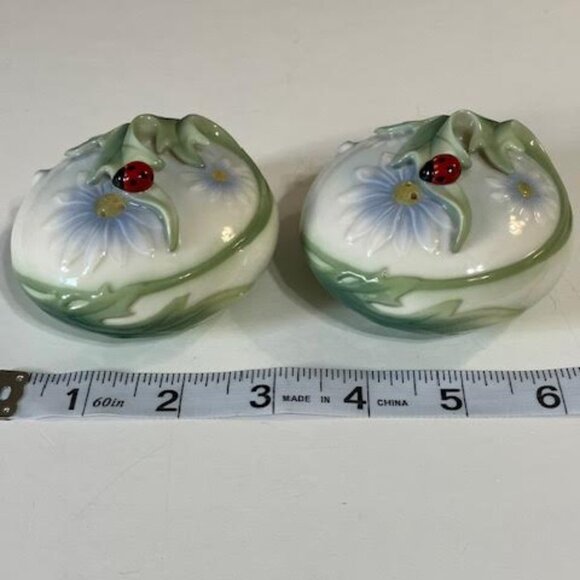 Franz Other - FRANZ Collection Porcelain Ladybug Salt and Pepper Shakers
